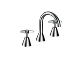 AURORA STAR CERAMIC DISC BASIN SET FIXED SPOUT LEAD FREE