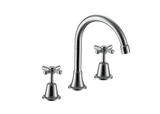 DORSET CROSS VANITEE SINK SET LEAD FREE