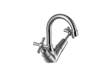 DORSET CROSS JUMPER VALVE TWIN BASIN TAP LEAD FREE