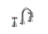 EASY CLEAN CROSS BASIN SET FIXED SPOUT LEAD FREE