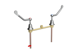 EASY CLEAN FLARED CARE SINK SET LESS SPOUT LEAD FREE