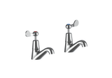 EASY CLEAN FLARED PILLAR COCK SET LEAD FREE