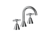 FUSION CROSS JUMPER VALVE BASIN SET FIXED SPOUT LEAD FREE