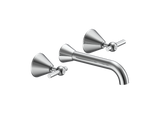 FUSION LEVER WALL BASIN SET LEAD FREE