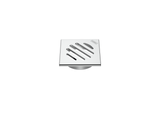 PLAIN PATTERN FLOOR WASTE SQUARE TOP SUIT 50MM PVC