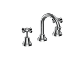 MERINO CROSS JUMPER VALVE BASIN SET FIXED SPOUT LEAD FREE