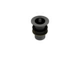 32MM TAPERED BASIN WASTE WITH RUBBER PLUG, 80MM TAIL
