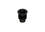 32MM TAPERED BASIN WASTE WITH RUBBER PLUG, 80MM TAIL