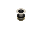 32MM TAPERED BASIN WASTE WITH RUBBER PLUG, 80MM TAIL – OVERFLOW