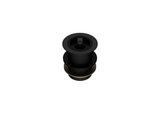 40MM BASIN/BATH WASTE WITH RUBBER PLUG, 80MM TAIL