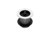 50MM SINK/BATH WASTE WITH RUBBER PLUG, 80MM TAIL