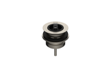 2 PART TAPERED BASIN WASTE WITH RUBBER PLUG, 32MM TOP, 40MM BSP BASE