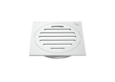 FLOOR WASTE SQUARE TOP SUIT 100MM PVC