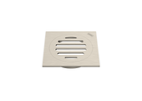 FLOOR WASTE SQUARE TOP SUIT 80MM PVC