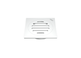 FLOOR WASTE SQUARE TOP SUIT 80MM PVC