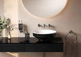 MERINO CROSS CERAMIC DISC WALL BASIN SET LEAD FREE