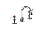 EASY CLEAN FLARED BASIN SET FIXED SPOUT LEAD FREE