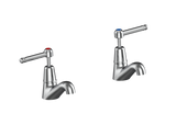 EASY CLEAN LEVER PILLAR COCK SET LEAD FREE