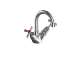 EASY CLEAN CROSS TWIN BASIN TAP LEAD FREE
