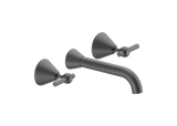FUSION LEVER WALL BASIN SET LEAD FREE