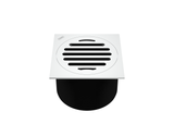 LEAK CONTROL FLOOR WASTE SQUARE TOP SUITS 100MM PVC