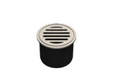 LEAK CONTROL FLOOR WASTE ROUND TOP SUITS 80MM PVC