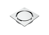 HALO FLOOR WASTE SQUARE TOP SUITS 100MM PVC
