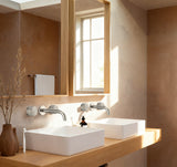 FLUTE WALL BASIN SET LEAD FREE