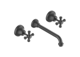 MERINO CROSS CERAMIC DISC WALL BASIN SET LEAD FREE