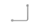 PARK 450 × 450MM RIGHT ANGLE BRASS GRAB RAIL