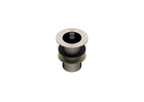 32MM TAPERED BASIN WASTE WITH RUBBER PLUG, 80MM TAIL
