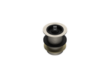 40MM BASIN/BATH WASTE WITH RUBBER PLUG, 80MM TAIL