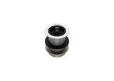 40MM BASIN/BATH WASTE WITH RUBBER PLUG, 80MM TAIL