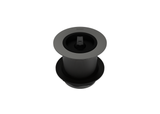50MM SINK/BATH WASTE WITH RUBBER PLUG, 80MM TAIL