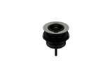 2 PART TAPERED BASIN WASTE WITH RUBBER PLUG, 32MM TOP, 40MM BSP BASE