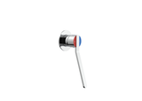 ZENITH CARE WALL MIXER WITH RED &BLUE INDICATORS LEAD FREE