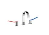 ZENITH CARE EXTENDED BASIN SET WITH RED & BLUE INDICATORS SWIVEL SPOUT LEAD FREE