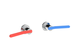 ZENITH CARE EXTENDED WALL TOP ASSEMBLIES WITH RED & BLUE INDICATORS LEAD FREE